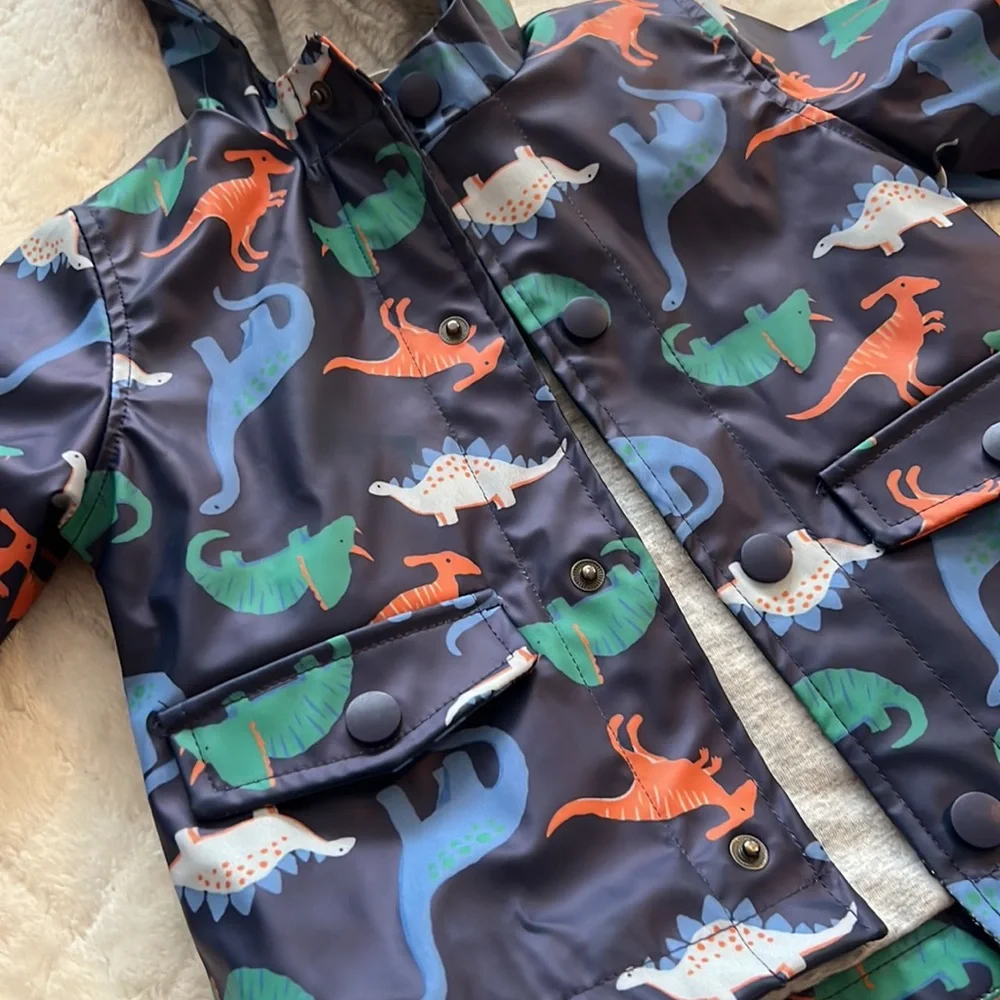 12m boys Dino Raincoat